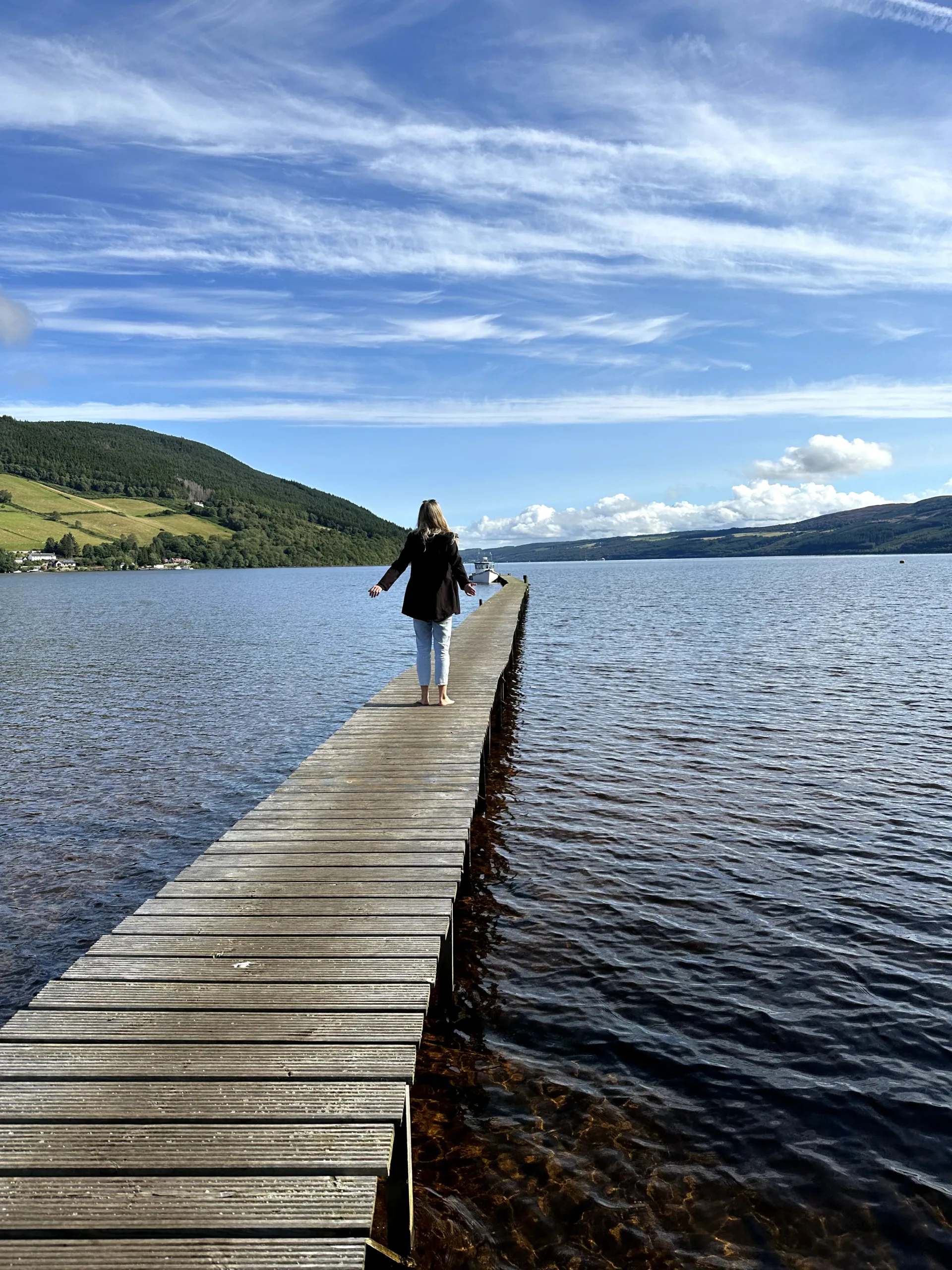 Maria Gladych Counselling peaceful view over Loch Ness